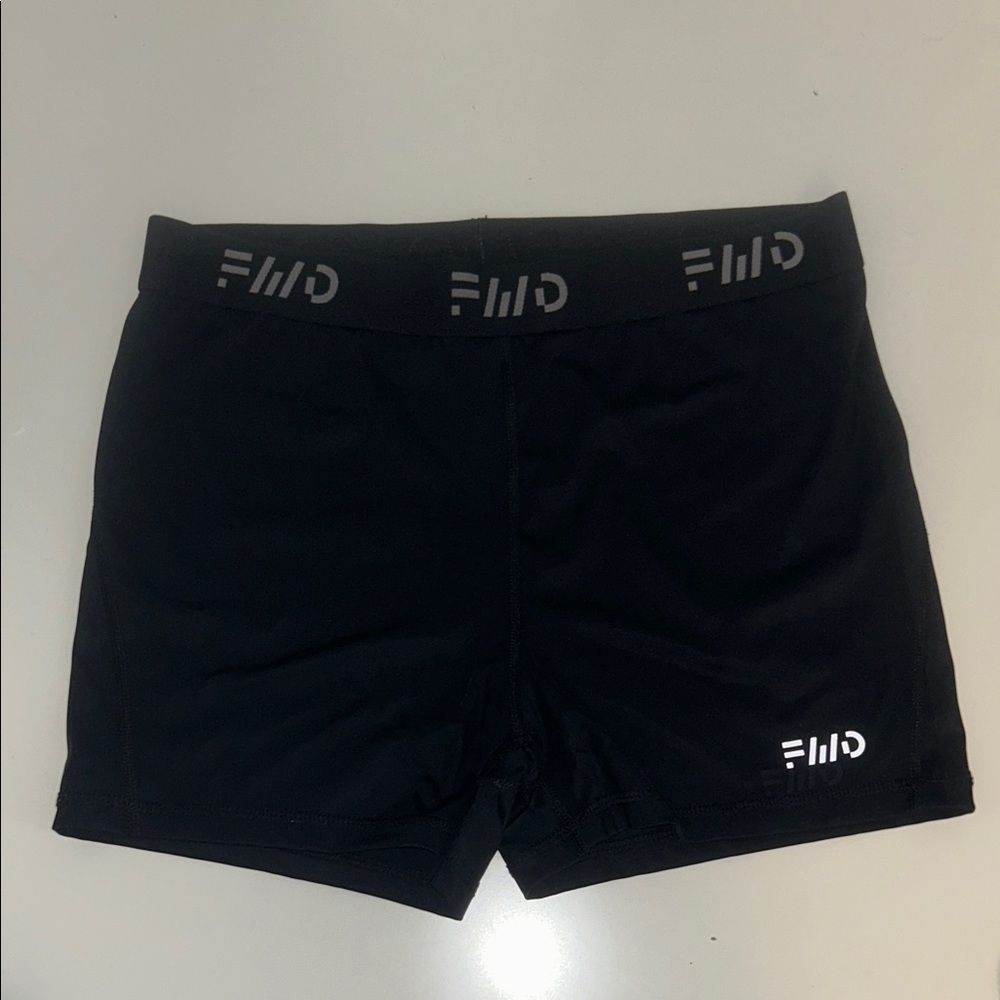 Women's Black Spandex Athletic Shorts